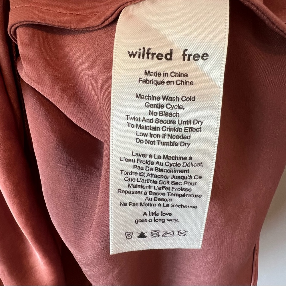 Aritzia | Wilfred Free | Slip Dress | Medium | Christine Dress | Copper - Picture 9 of 10